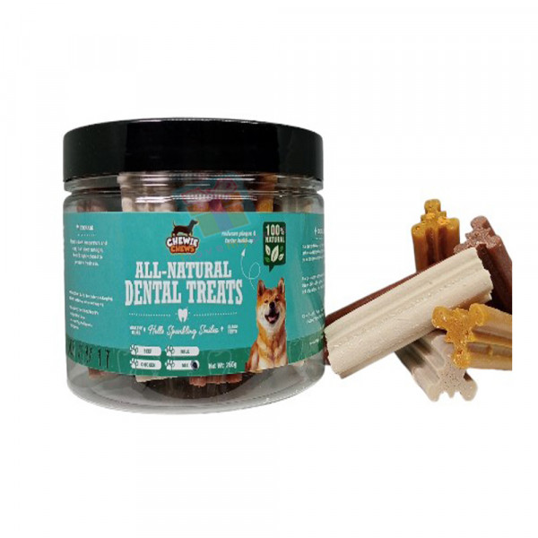 Chewie Chews Daily Dental Chews 265 grams (Approx 30 sticks)