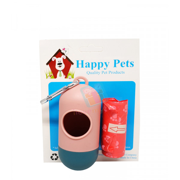 Happy Pets Poop Bag Dispenser (Free 1 Ro...