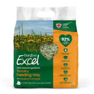 BURGESS HAY,Burgess Excel Feeding Hay Dandelion & Marigold (1 kg)