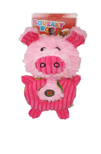 Squeakeroo Tuff Series, Multi Tug Pull Apart - Pig